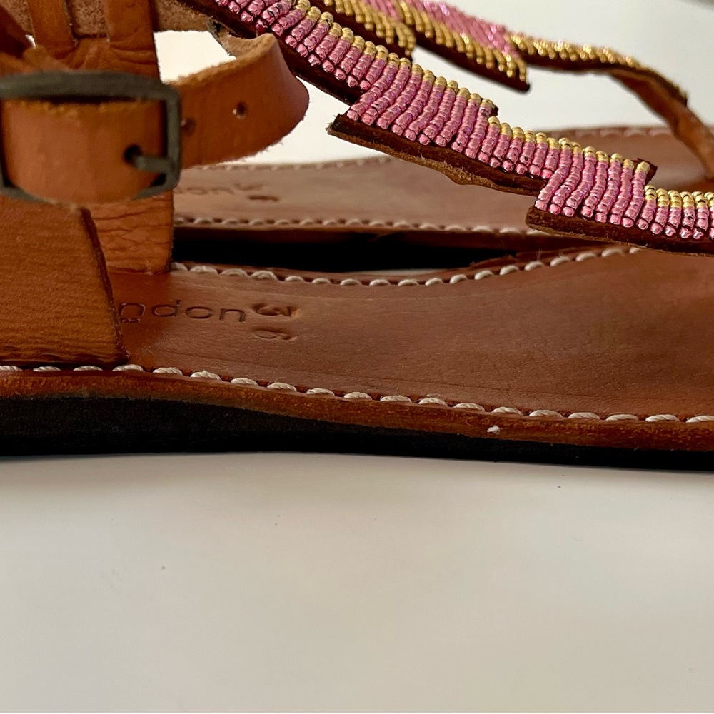 Anthropologie Laidback London Lightning Bolt Sandals• Sz 36 - Picture 15 of 16